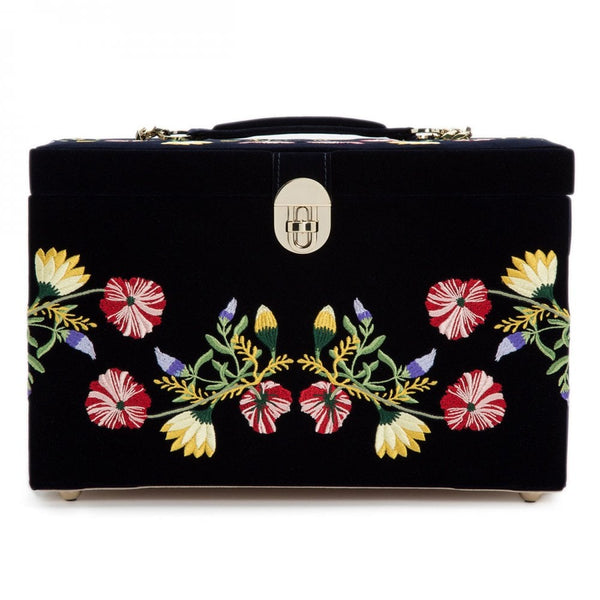 WOLF Zoe Indigo Large Jewellery Box