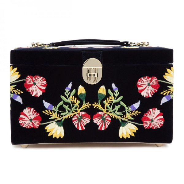 WOLF Zoe Indigo Medium Jewellery Box