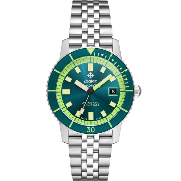 Zodiac SUPER SEA WOLF COMPRESSION Diver Men's 40mm Automatic Watch