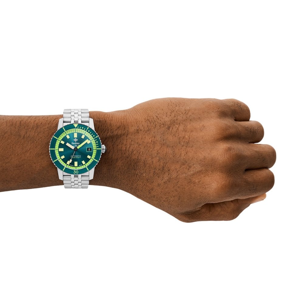 Zodiac SUPER SEA WOLF COMPRESSION Diver Men's 40mm Automatic Watch