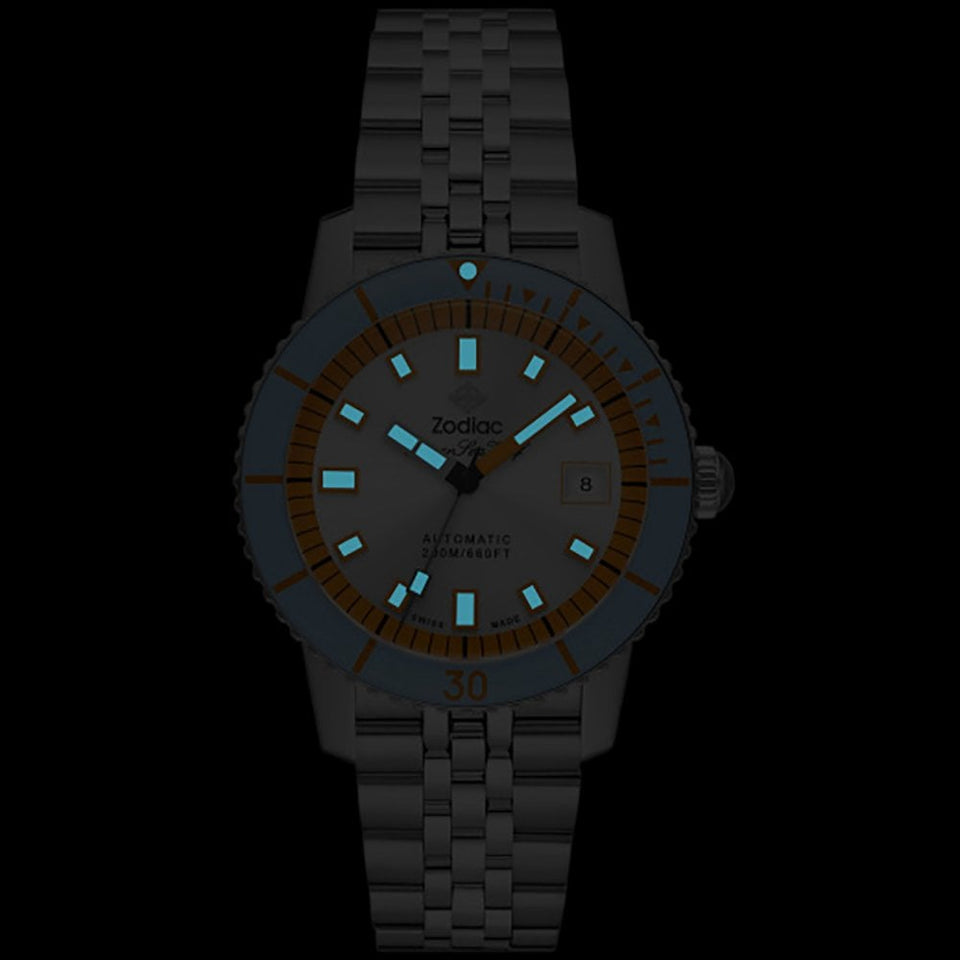 Zodiac Men's SUPER SEA WOLF COMPRESSION Watch