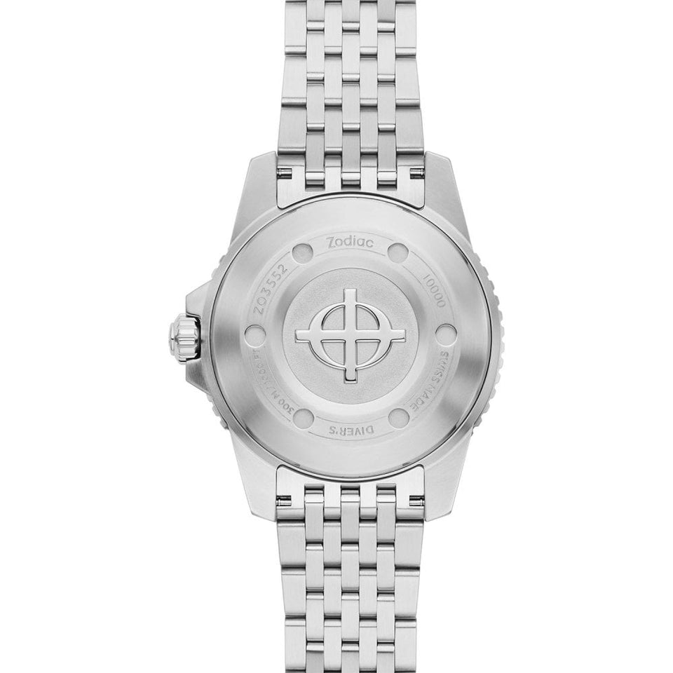 Zodiac Men's SUPER SEA WOLF PRO-DIVER Watch, Black