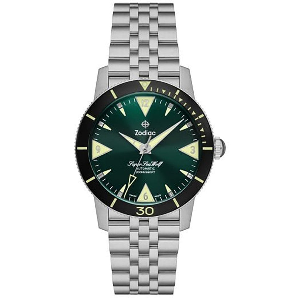 Zodiac SUPER SEA WOLF Skin Diver Automatic Watch