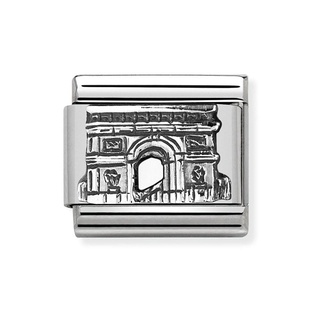 Nomination Classic Silver Monument Relief Helsinki Cathedral Charm