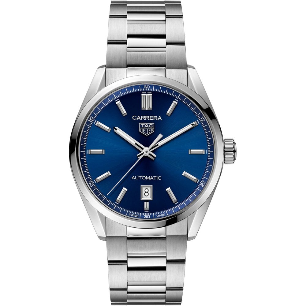 TAG Heuer Men s Carrera 39mm Blue Dial Automatic Watch WBN2112 BA0639